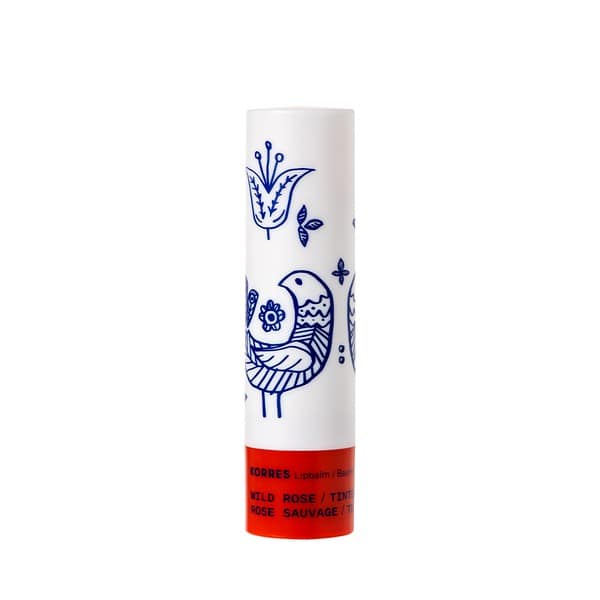 ΚΟΡΡΕΣ Lip Balm Wild Rose Tinted Άγριο Τριαντάφυλλο Ενυδατική Φροντίδα για Χείλη με Χρώμα, 4,5gr