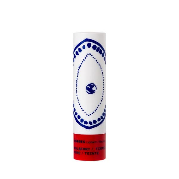 ΚΟΡΡΕΣ Lip Balm Mulberry Tinted Ενυδατική Φροντίδα για τα Χείλη Κόκκινα Μούρα με Χρώμα, 4.5gr