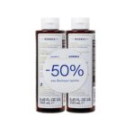 ΚΟΡΡΕΣ Πρωτεϊνες Ρυζιού & Τήλιο Σαμπουάν για Λεπτά/Αδύναμα Μαλλιά 1+1 (-50% στο 20 Προϊόν), 2x250ml