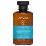 APIVITA Moisturizing Shampoo Σαμπουάν Μαλλιών Ενυδάτωσης με Υαλουρονικό Οξύ & Αλόη, 250ml