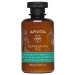 APIVITA Refreshing Fig Shower Gel Αφρόλουτρο με Αιθέρια Έλαια, 300ml