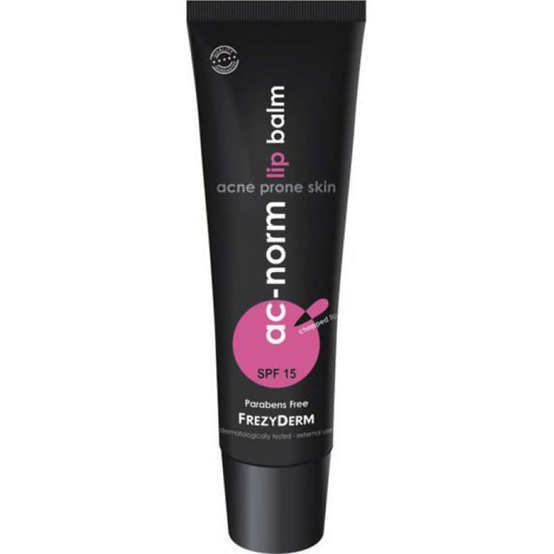 FREZY0034 FREZYDERM Ac-Norm Lip Balm SPF15 Ενυδατικό Balm Xειλιών, 15ml - Image 1