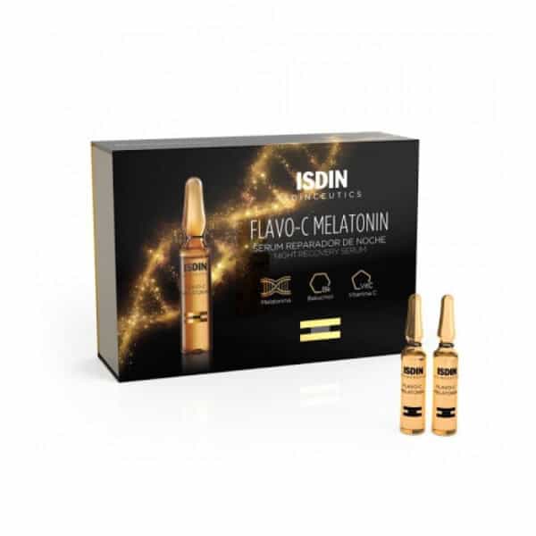ISDIN Isdinceutics Flavo-C Melatonin Ορός Επανόρθωσης Προσώπου για τη Νύχτα