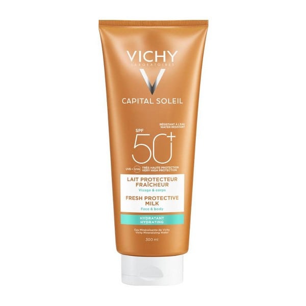 VICHY Capital Soleil Ενυδατικό Αντηλιακό Γαλάκτωμα SPF50+ για Πρόσωπο & Σώμα