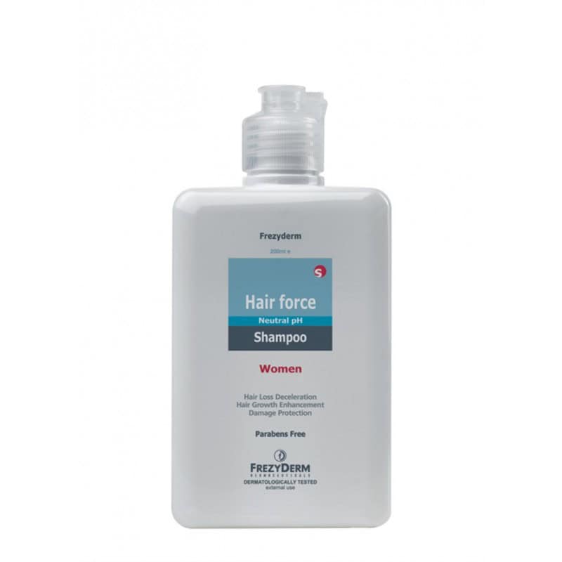 FREZY0072 FREZYDERM Hair Force Shampoo Women Σαμπουάν για την Γυναικεία Τριχόπτωση, 200ml - Image 1