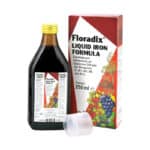 POWER HEALTH Floradix Liquid Γυναικείο Τονωτικό με Ειδικά Εκχυλίσματα Φρούτων, Σίδηρο & Βιταμίνες, 250ml