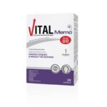 VITAL Memo Plus Q10 για Νοητική Επίδοση & Μείωση της Κόπωσης, 30caps