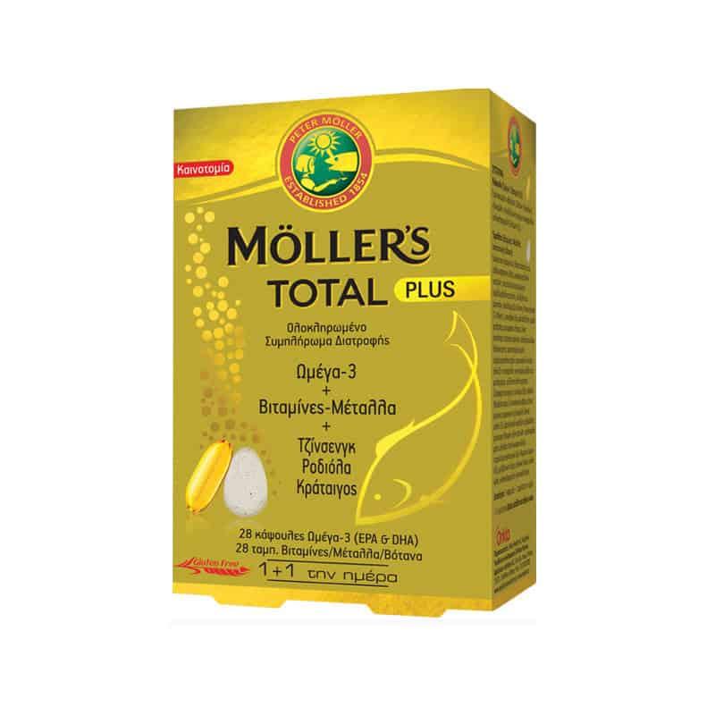 MOL0002 MOLLER'S Total Plus, 28 Caps & 28 Tabs - Image 1