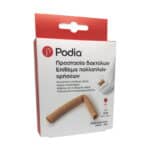 PODIA Extra Long Tube Fabric+Gel Προστασία Δακτύλων Επίθεμα Πολλαπλών Χρήσεων One Size, 1τμχ