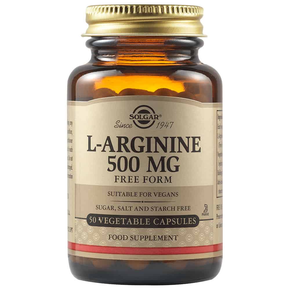 SOLG0010 SOLGAR L-Arginine 500 mg, 50veg.caps - Image 1