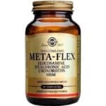 SOLGAR Meta-Flex Glucosamine Chondroitin Hyaluronic Acid MSM, 60tabs