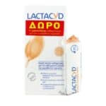LACTACYD Classic Λοσιόν Καθαρισμού για την Ευαίσθητη Περιοχή & ΔΩΡΟ Μαντηλάκια Καθαρισμού, 200ml