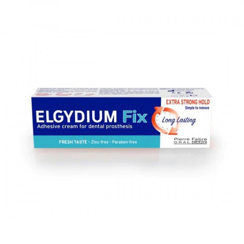 ELGY0004 ELGYDIUM Fix Extra Strong Hold Στερεωτική Κρέμα Για Τεχνητές Οδοντοστοιχίες, 45gr - Image 1