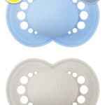 MAM Colours of Nature Πιπίλα Σιλικόνης 6-16 μηνών Γαλάζιο-Γκρι, 2τμχ