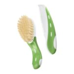 NUK Σετ Bούρτσα - Χτένα Πράσινο, 1τμχ