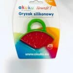 AKUKU Μασητικό Σιλικόνης Καρπουζάκι 3m+, 1τμχ