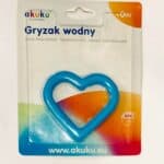 AKUKU Μασητικό Μπλέ Καρδιά 0m+, 1τμχ