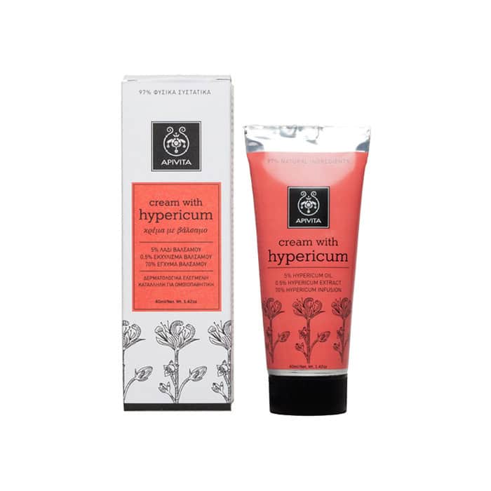 API0118 APIVITA Herbal Cream with Hypericum Κρέμα με Βάλσαμο, 40ml - Image 1