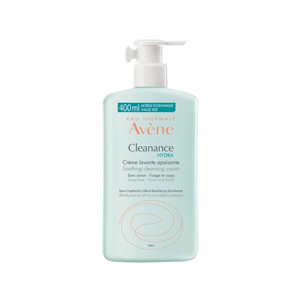 AVENE Cleanance HYDRA Καταπραϋντική Κρέμα Καθαρισμού, 400ml