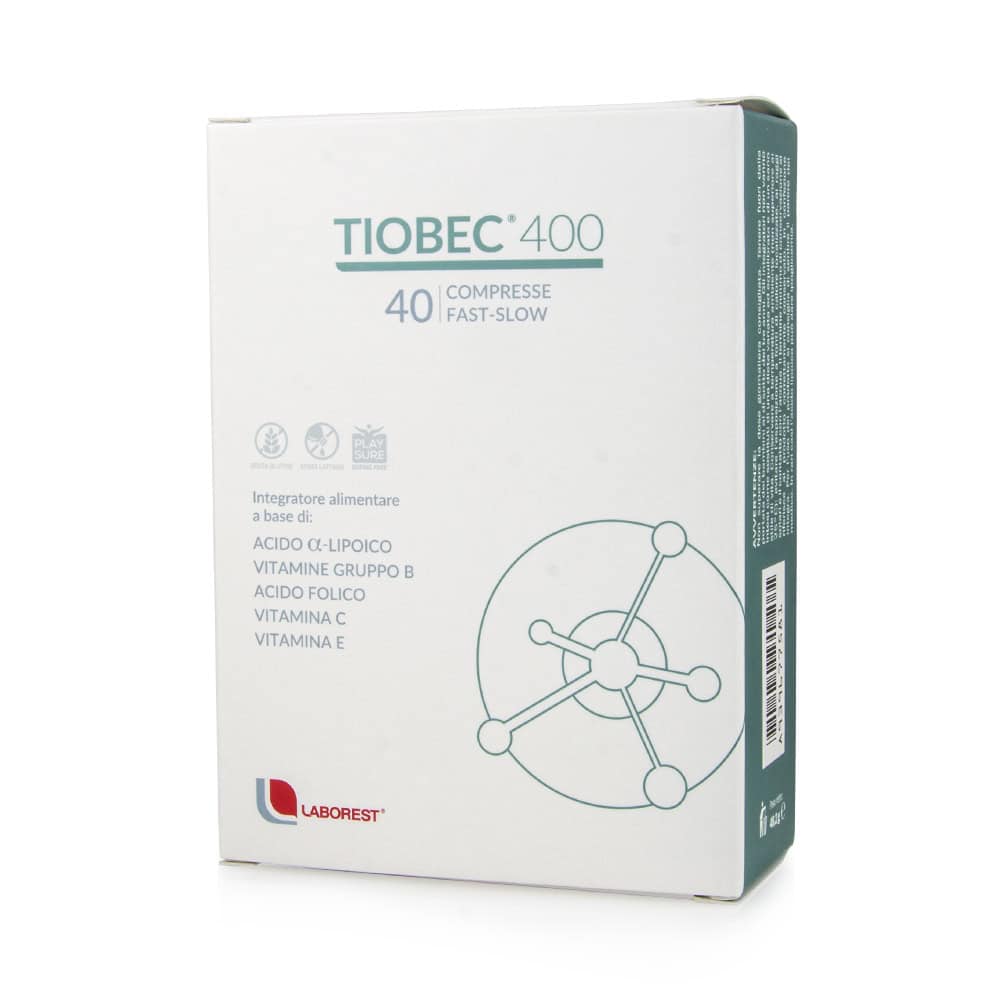 GAL0003 GALENICA Tiobec 400 Συμπλήρωμα Διατροφής για το Οξειδωτικό Στρες και το Νευρικό Σύστημα, 40tabs. - Image 1