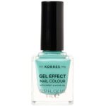 ΚΟΡΡΕΣ Gel Effect Nail Colour Βερνίκι Νυχιών Νο98 Aquatic Turquoise, 11ml