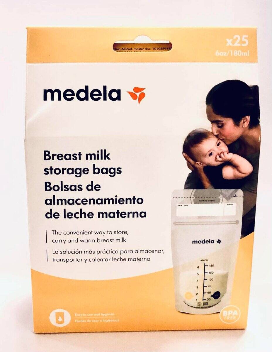MED0004 MEDELA Σακουλάκια Φύλαξης Μητρικού Γάλακτος 180ml, 25τμχ - Image 1
