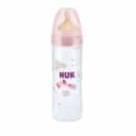 NUK New Classic Πλαστικό Μπιμπερό με Θηλή Latex 6+m Ροζ, 250ml