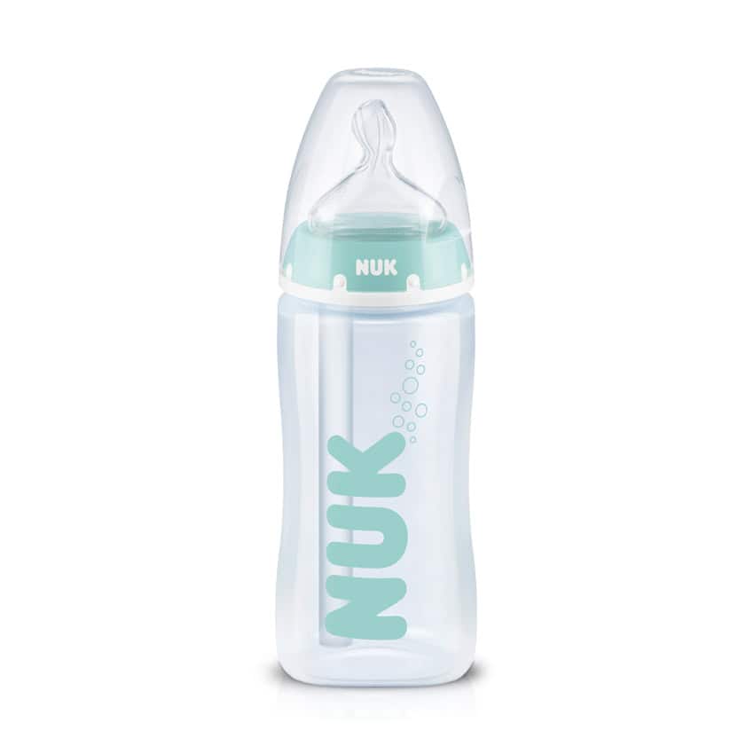 NUK0030 NUK Anti-Colic Professional Μπιμπερό Κατά των Κολικών με Δείκτη Ελέγχου Θερμοκρασίας 0-6m, 300ml - Image 1
