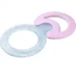 NUK Σετ Δακτυλίων Οδοντοφυΐας Cool 3+m Μωβ, 1τμχ