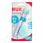NUK Σετ Εκπαιδευτικών Οδοντοβουρτσών 6+m, 2τμχ