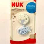NUK Αλυσίδα Πιπίλας Baby Rose Blue Μπλε, 1τμχ