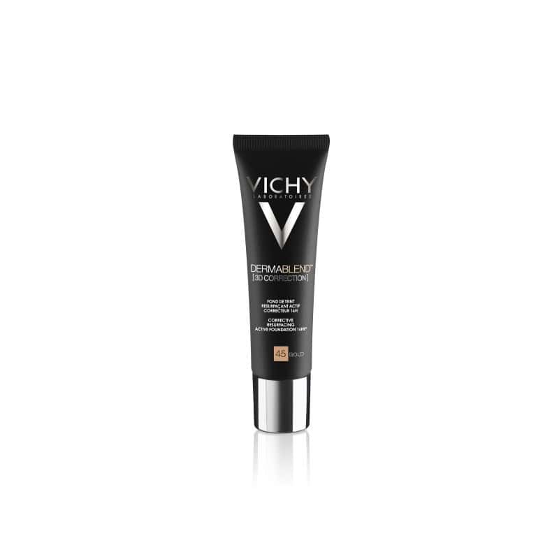 VIC0140 VICHY Dermablend 3D Make-up Προσώπου για Λιπαρές-με Τάση Ακμής Επιδερμίδες No45 Gold, 30ml - Image 1