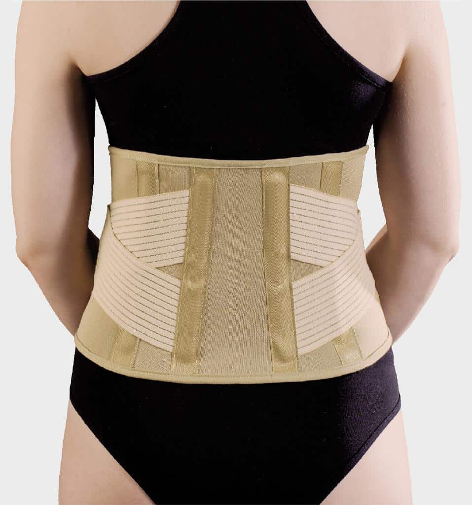 ANHE0002 ANATOMICHELP Ζώνη οσφύος «Gold» με 4 μπαλένες 3044 21cm,1τμχ - Image 1