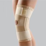 ANATOMICLINE Επιγονατίδα Ενισχυμένη με 4 Σπειροειδή Ελάσματα & Δέστρες 6505 Large, 1τμχ