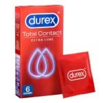 DUREX Total Contact Προφυλακτικά Εξαιρετικά Λεπτά, 6τμχ