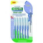 GUM Trav-ler Interdental Brush 1312 Μεσοδόντιο Βουρτσάκι 0,6mm Μωβ, 6τμχ