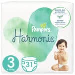 PAMPERS Harmonie 3 για Μωρά 6-10kg, 31τμχ