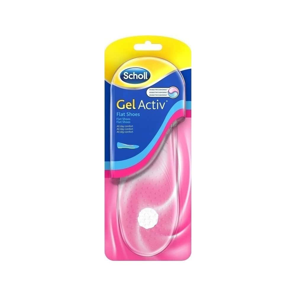 SCH0004 SCHOLL Gel Activ Flat Shoes Ανατομικοί Πάτοι Παπουτσιών από Σιλικόνη για Γυναίκες, 2τμχ - Image 1