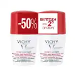 VICHY Promo Deodorant Roll-On Αποσμητικό Stress Resist με -50% Έκπτωση στο 2ο προϊόν, 2x50ml