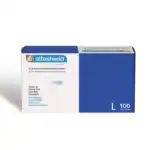 ALFASHIELD Μπλε Εξεταστικά Γάντια Νιτριλίου Large, 100τμχ