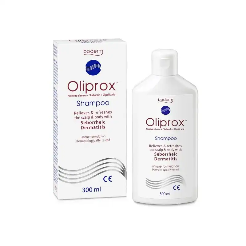 BOD0015 BODERM Oliprox Shampoo Σαμπουάν για την Αντιμετώπιση της Σμηγματορροϊκής Δερματίδας στο Τριχωτό της Κεφαλής, 300ml - Image 1
