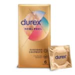 DUREX Real Feel Προφυλακτικά από Προηγμένο Υλικό για πιο Φυσική Αίσθηση Κατά την Επαφή, 6τμχ