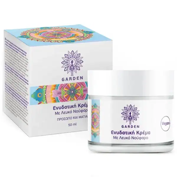 GARDEN Ενυδατική Κρέμα Προσώπου και Ματιών με Λευκό Νούφαρο, 50ml
