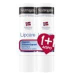 NEUTROGENA Norwegian Formula Lip Moisturizer 1+1 Δώρο Ενυδατικό Στικ Χειλιών, 2x48gr