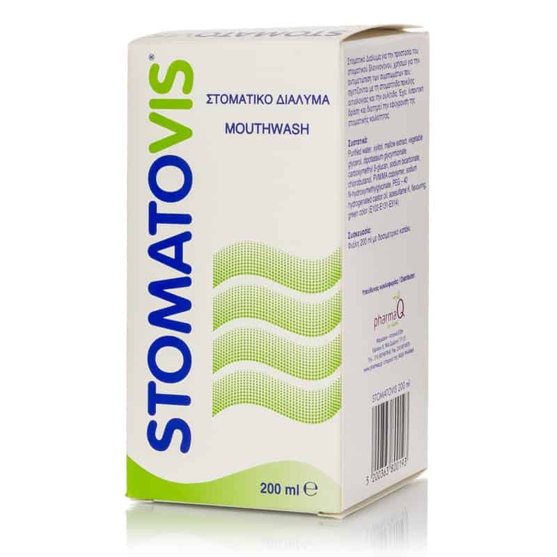 PHARMQ0005 PHARMA Q Stomatovis Mouthwash Αντιμικροβιακό Στοματικό Διάλυμα, 200ml - Image 1
