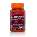 ALTION Kids Vitamin C Συμπλήρωμα Διατροφής με 100% Φυσική Βιταμίνη C από Ασερόλα για Ενίσχυση του Ανοσοποιητικού Συστήματος - Γεύση Κεράσι, 60 ζελεδάκια