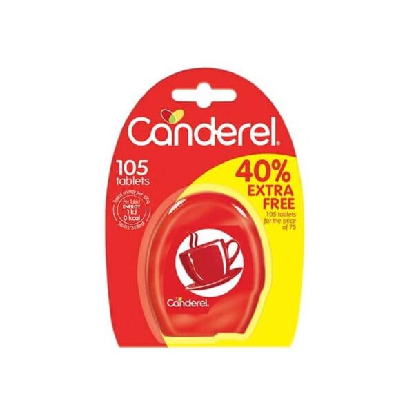CANDEREL Φυσικό Γλυκαντικό 40% Extra Free