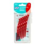TEPE Interdental Brushes Angle Μεσοδόντια Βουρτσάκια 0.5mm Κόκκινα Size 2, 6τμχ