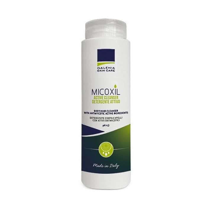 CER0001 GALENIA SKIN CARE Micoxil Active Cleanser Αντιμυκητισιακό Καθαριστικό, Σώμα & Μαλλιά, 250ml - Image 1