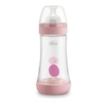 CHICCO Perfect 5 Bottle Πλαστικό Μπιμπερό Intui-Flow System κατά των Κολικών 2m+, 240ml - Image 3